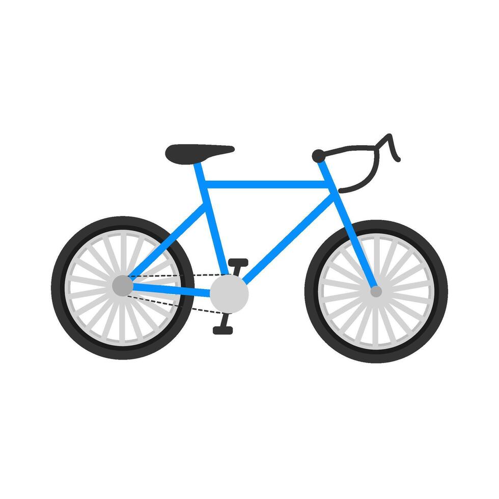 Bicycle transportation illustration vector