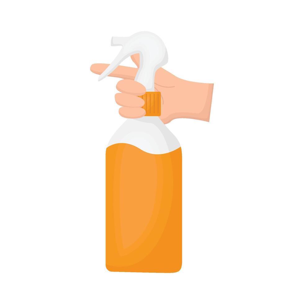 Illustration of spray bottle vector