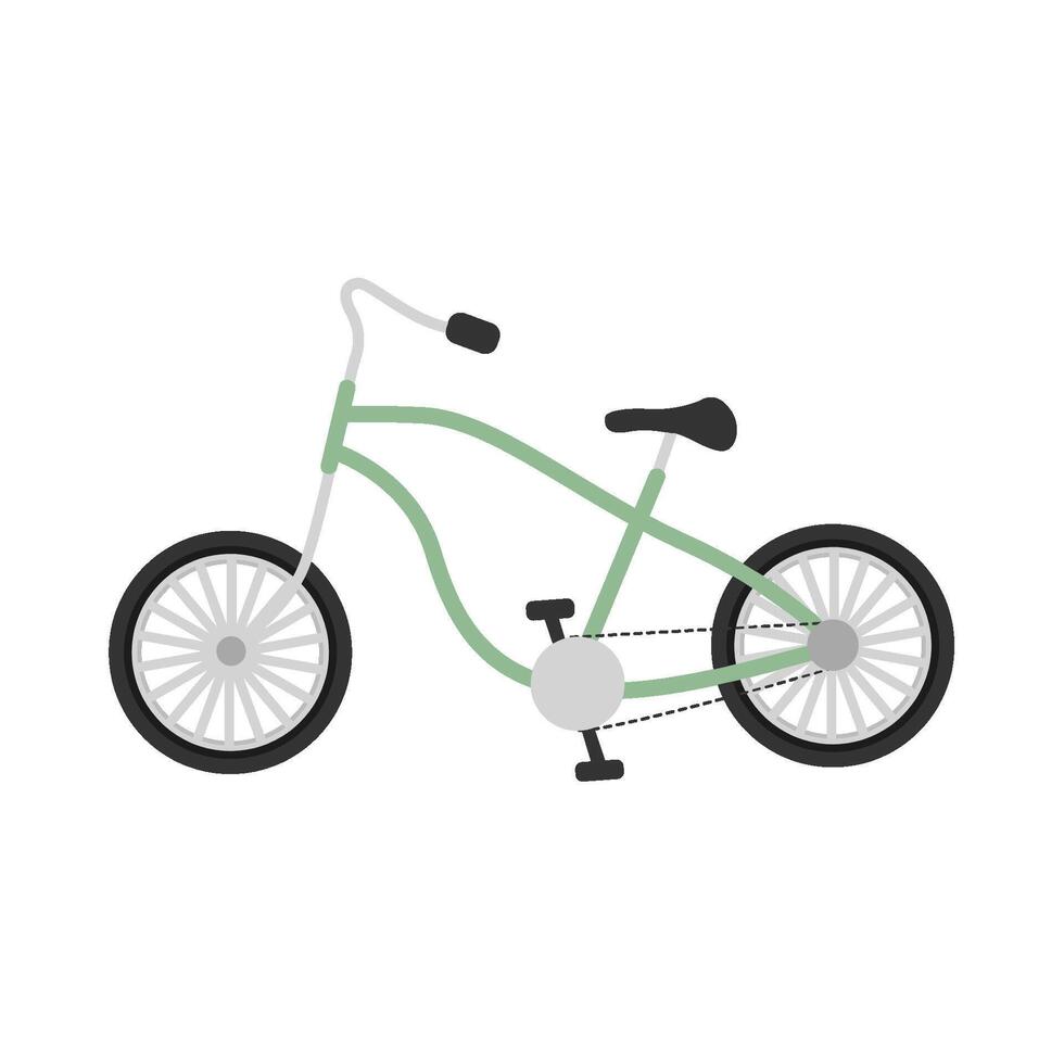 Bicycle transportation illustration vector