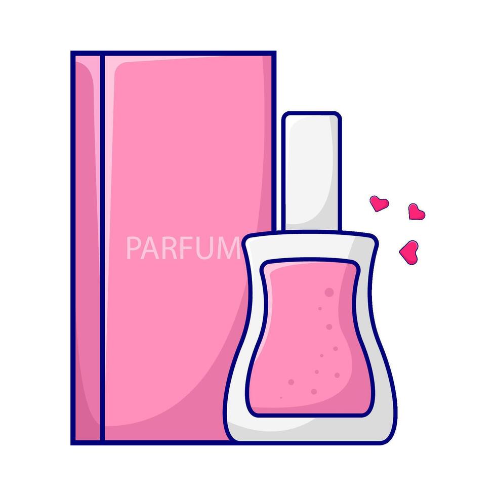 ilustración de perfume vector