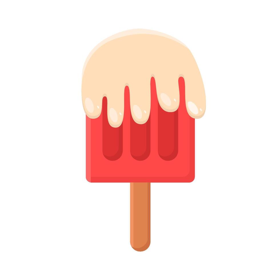 Illustration of ice cream vector