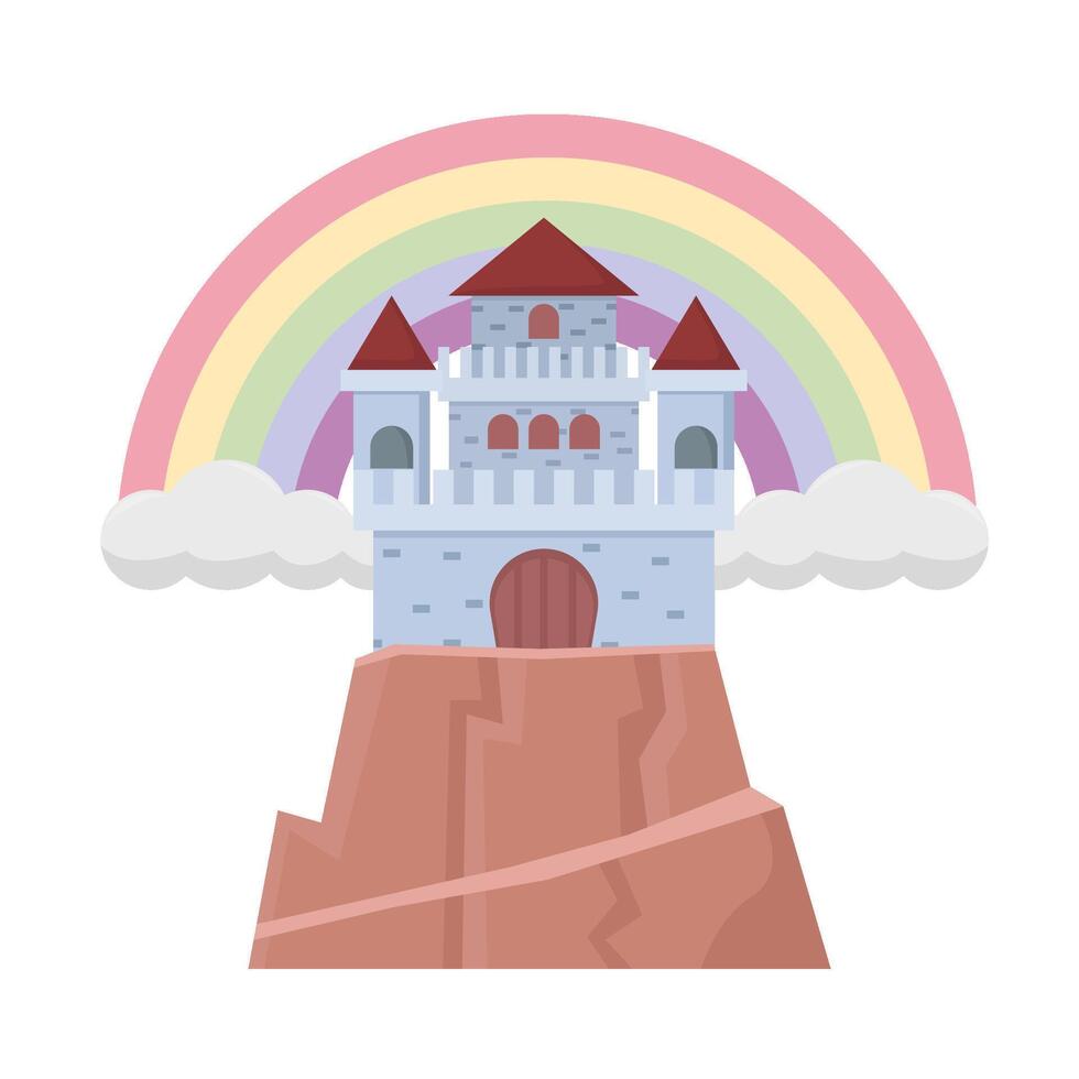 Illustration of castle vector