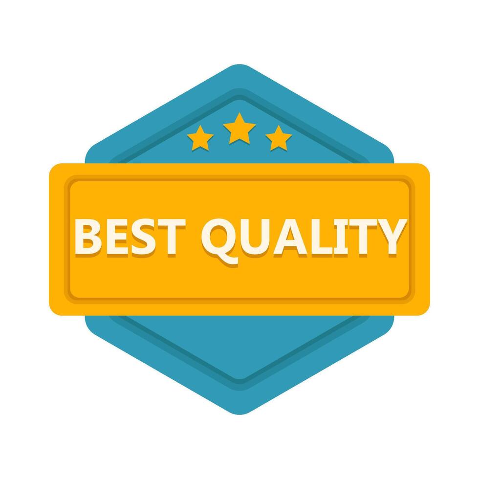 best quality shape illustration vector