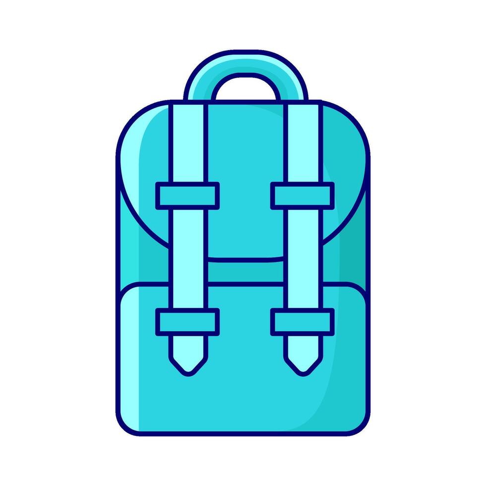 backpack school  illustartion vector