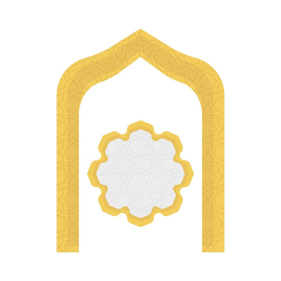 islamic element illustration vector