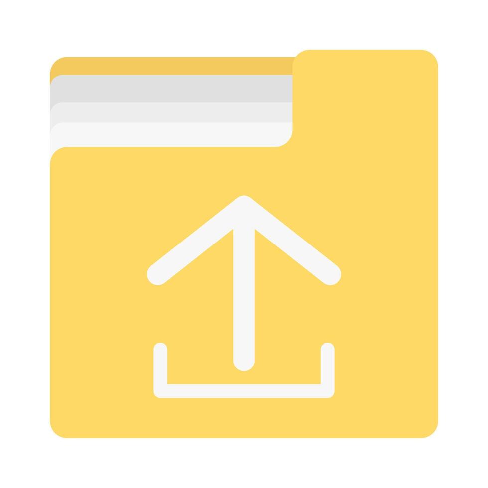 upload folder illustration vector
