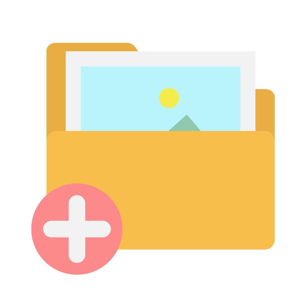 picture in folder illustration vector