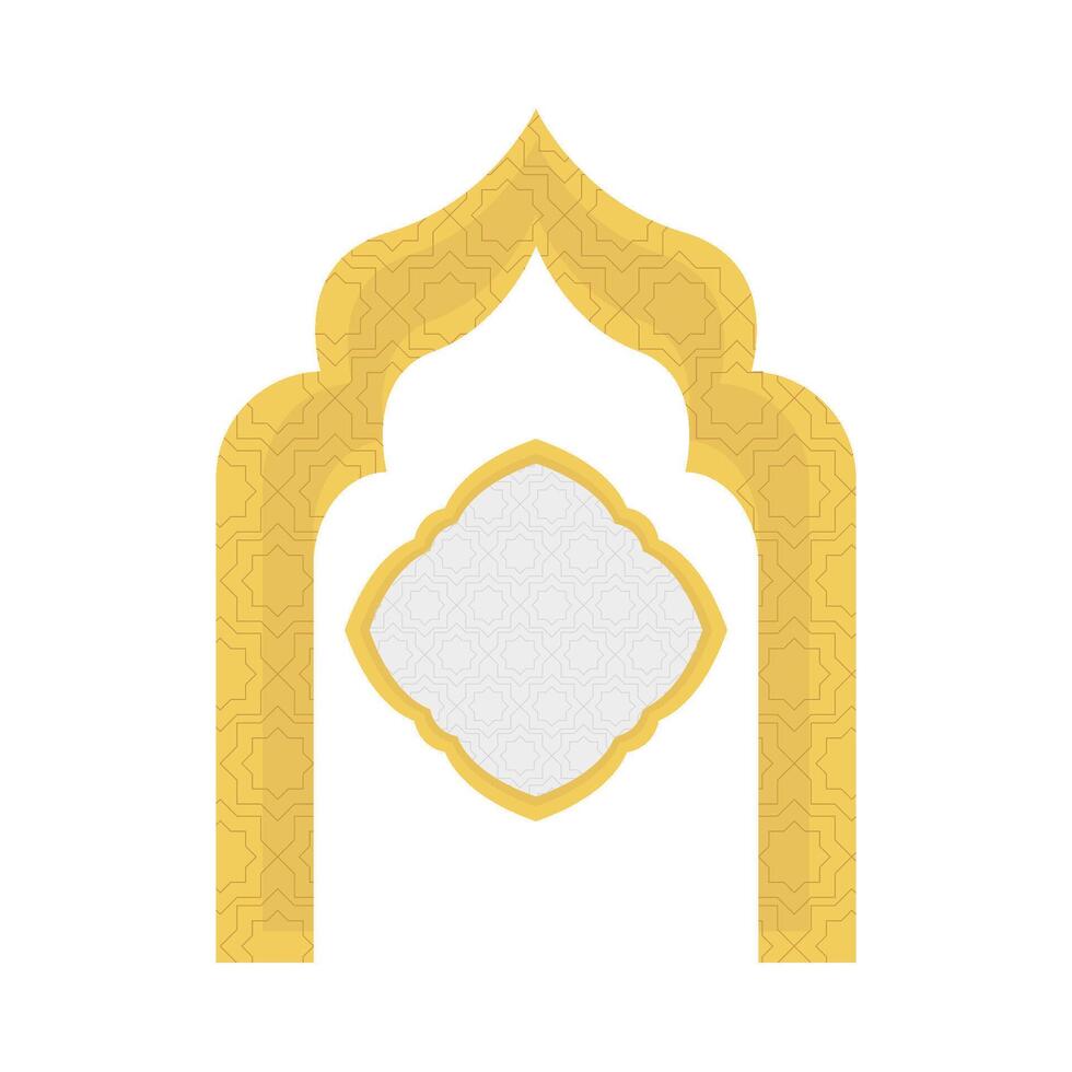 islamic element illustration vector
