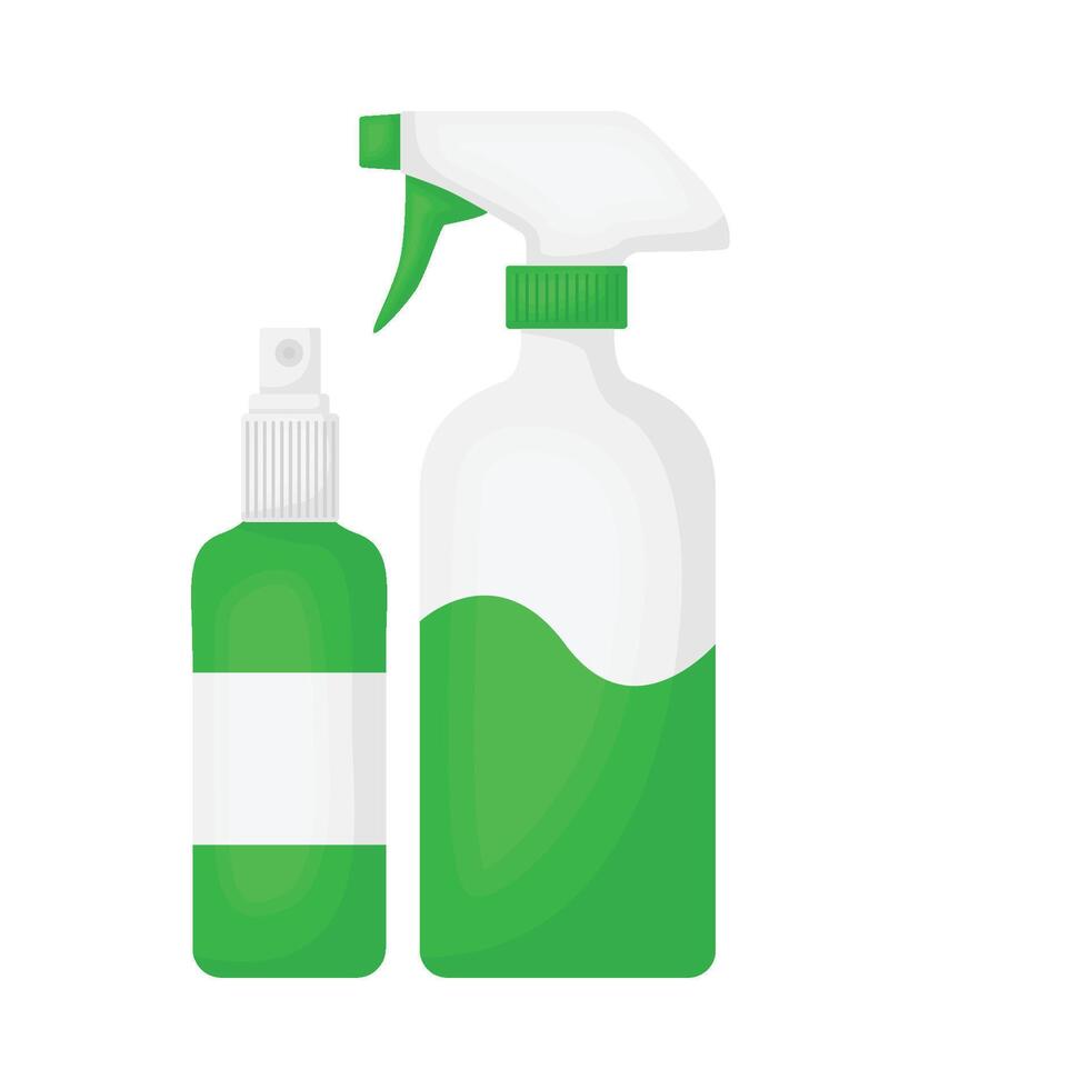 Illustration of spray bottle vector