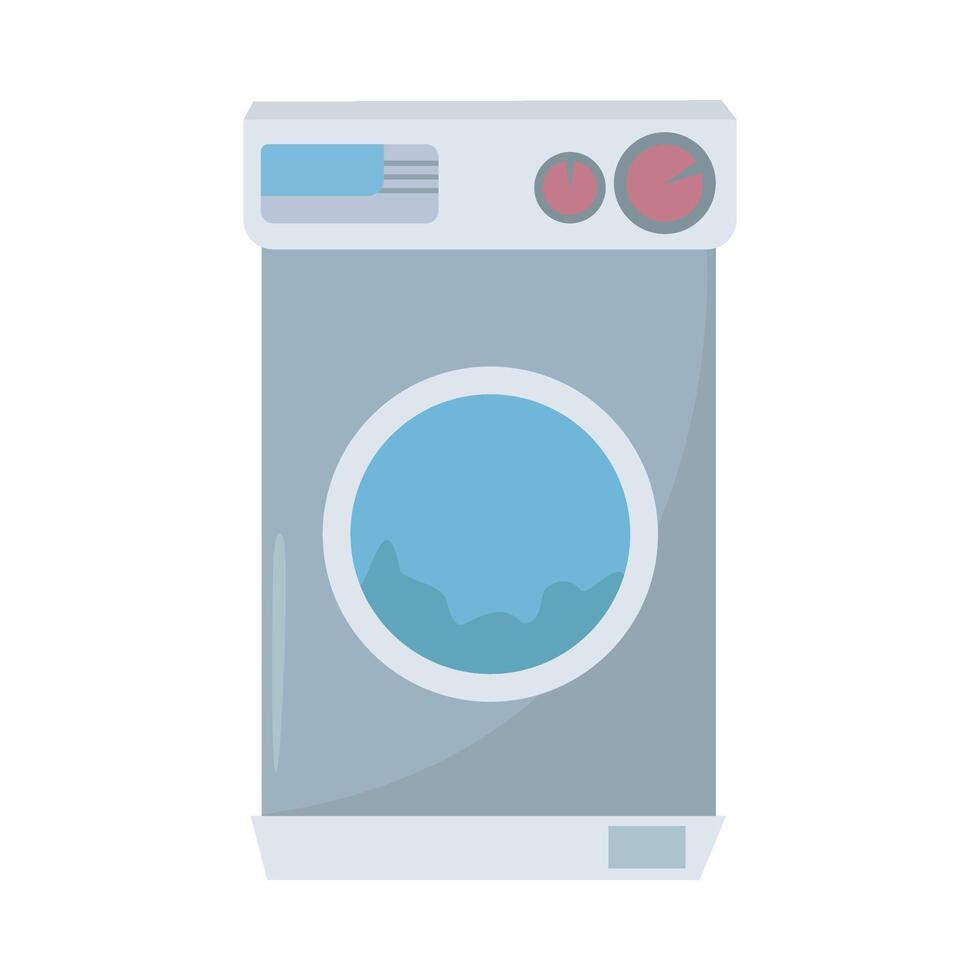 Illustration of washing machine vector