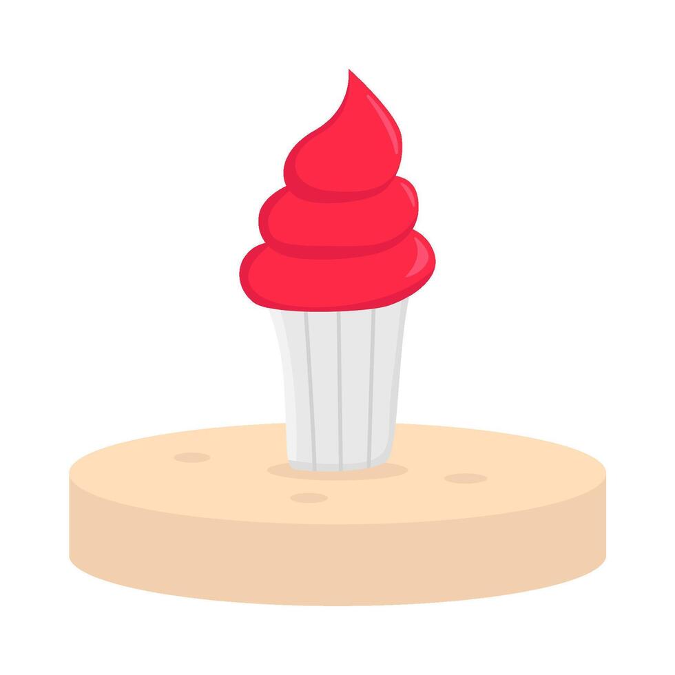 Illustration of ice cream vector