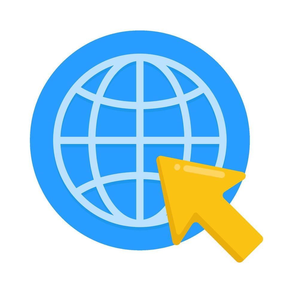 cursor click website illustration vector