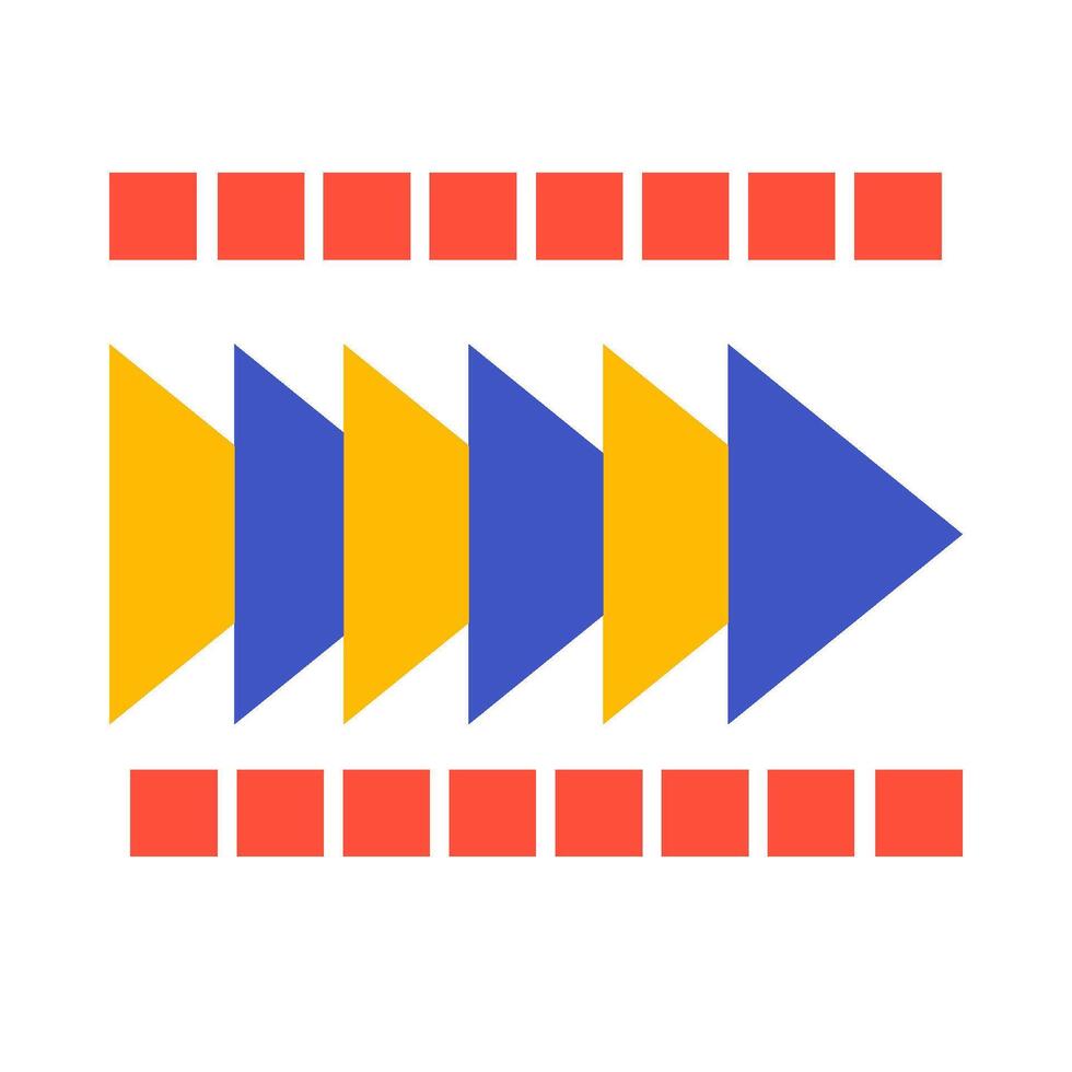 Illustration of geometric shapes vector
