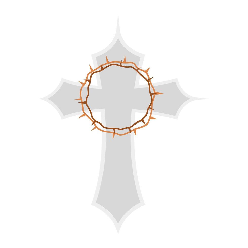 christian cross religious  illustration vector