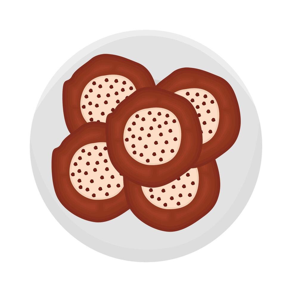 Illustration of cookies vector