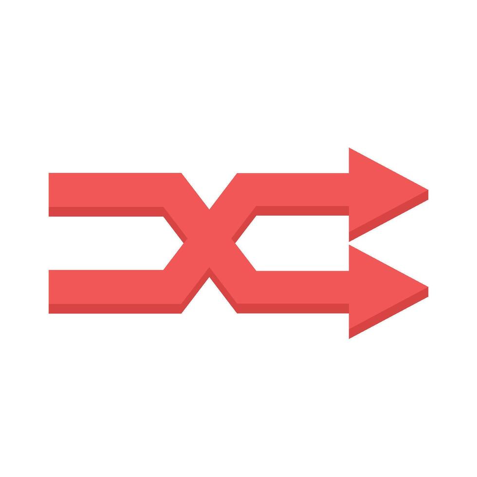 arrow to the right illustration vector