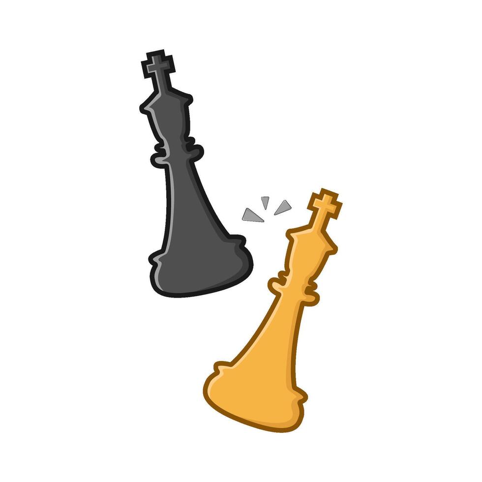 king chess illustration vector