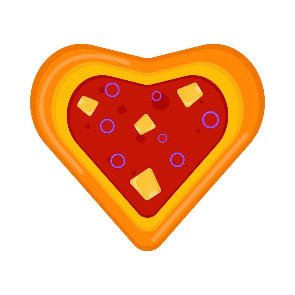 Illustration of pizza vector