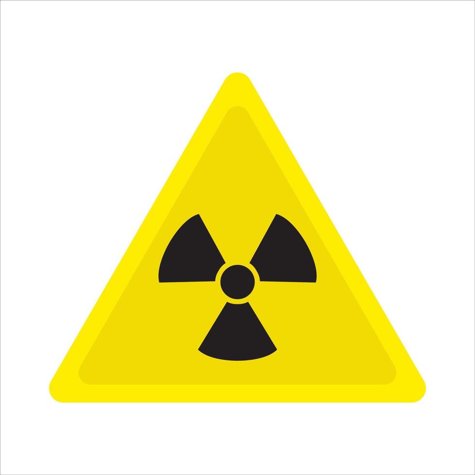 radiation board illustration vector