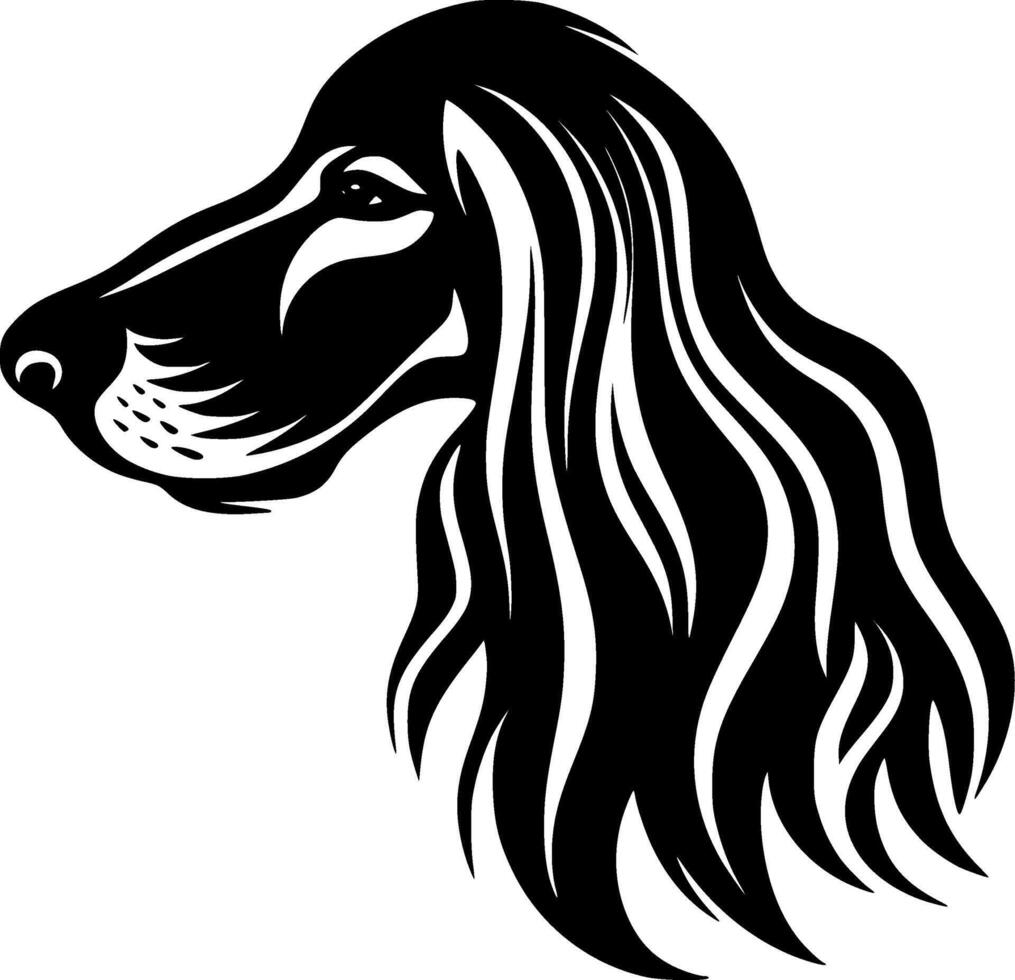 Afghan Hound - High Quality Vector Logo - Vector illustration ideal for T-shirt graphic