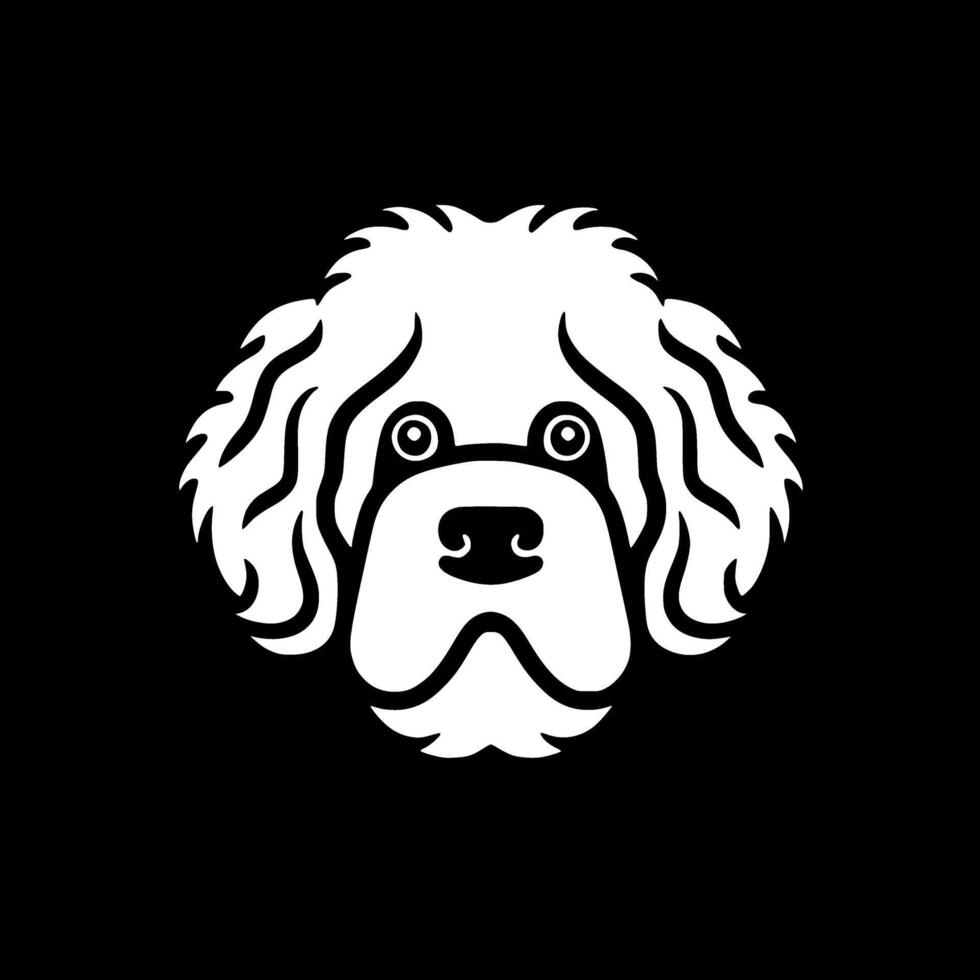 Bichon Frise, Minimalist and Simple Silhouette - Vector illustration