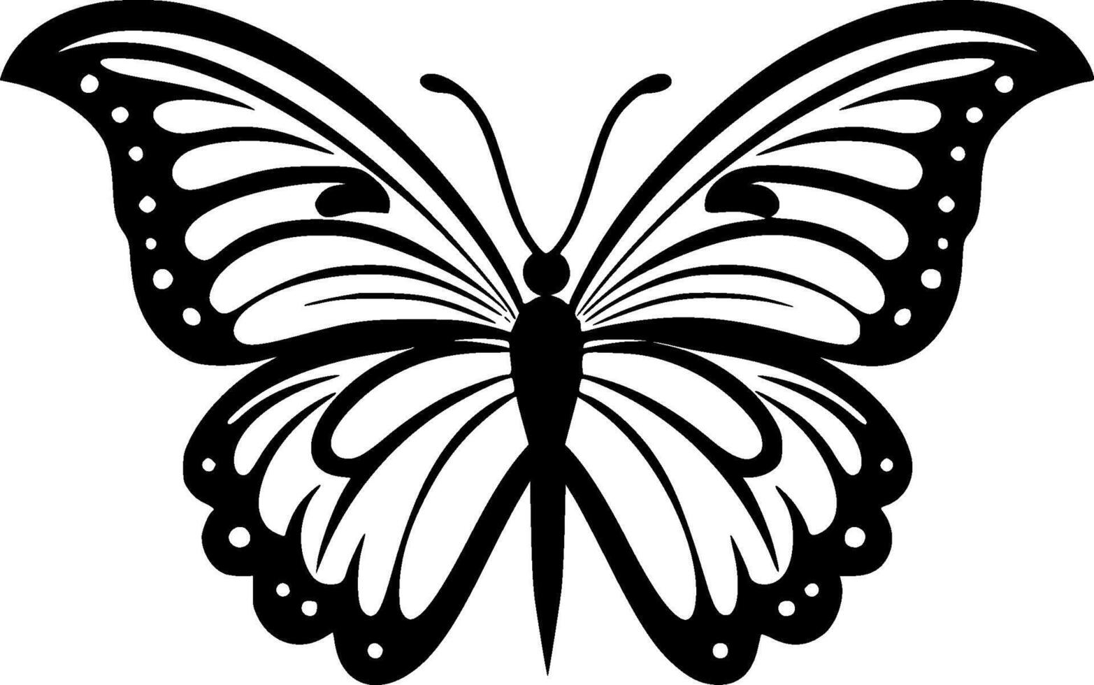 mariposa - alto calidad vector logo - vector ilustración ideal para camiseta gráfico