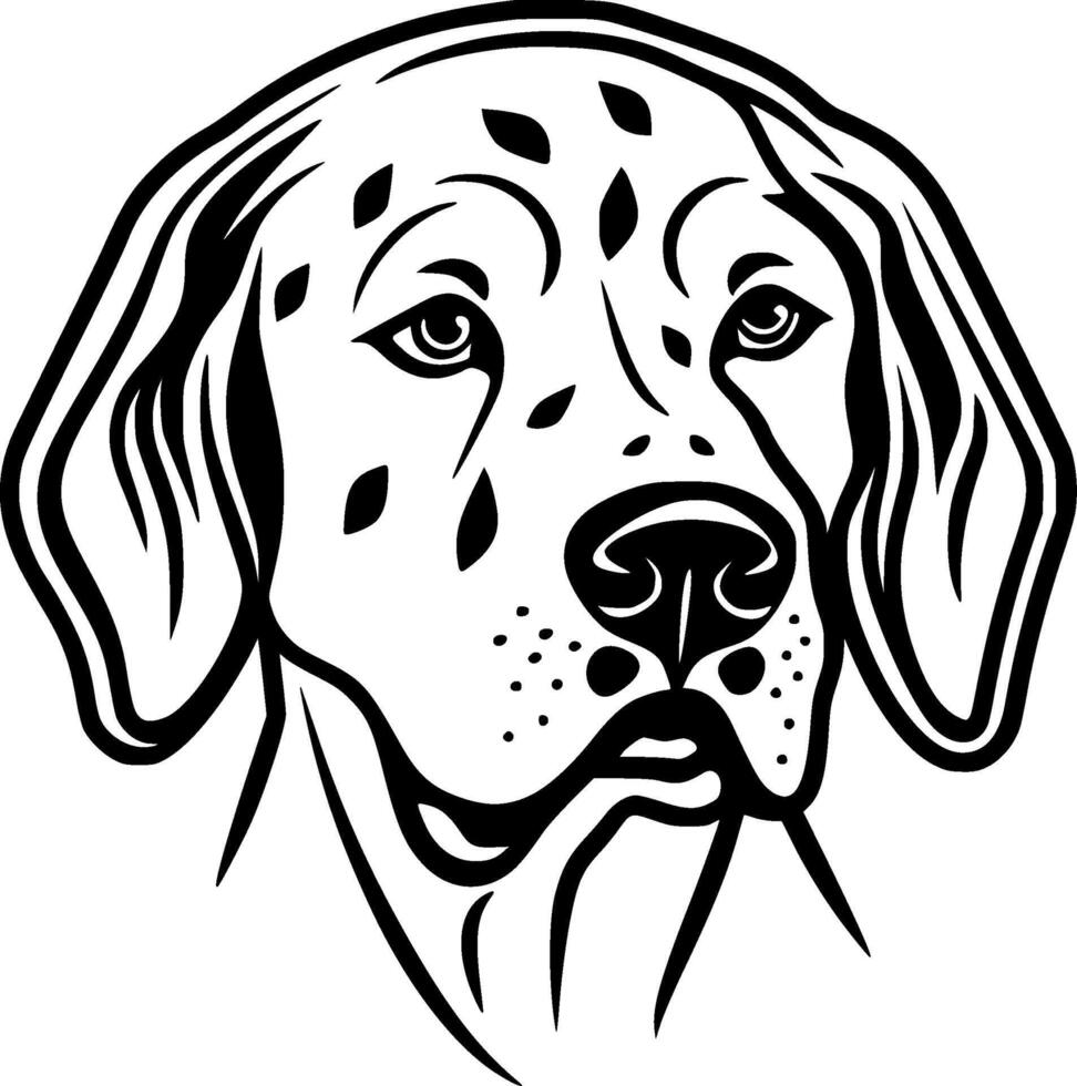 Dalmatian - High Quality Vector Logo - Vector illustration ideal for T-shirt graphic