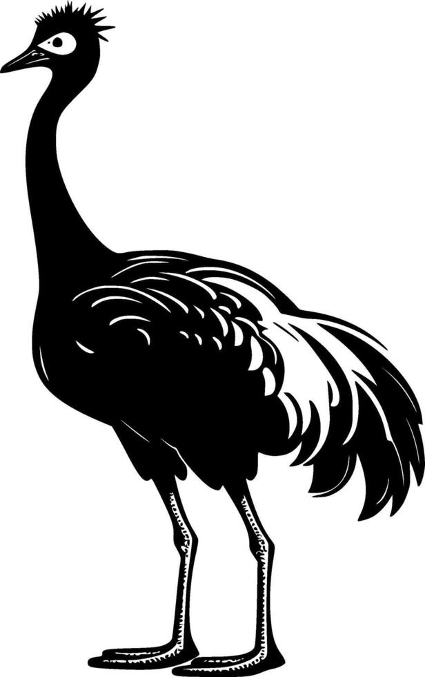Dodo, Minimalist and Simple Silhouette - Vector illustration