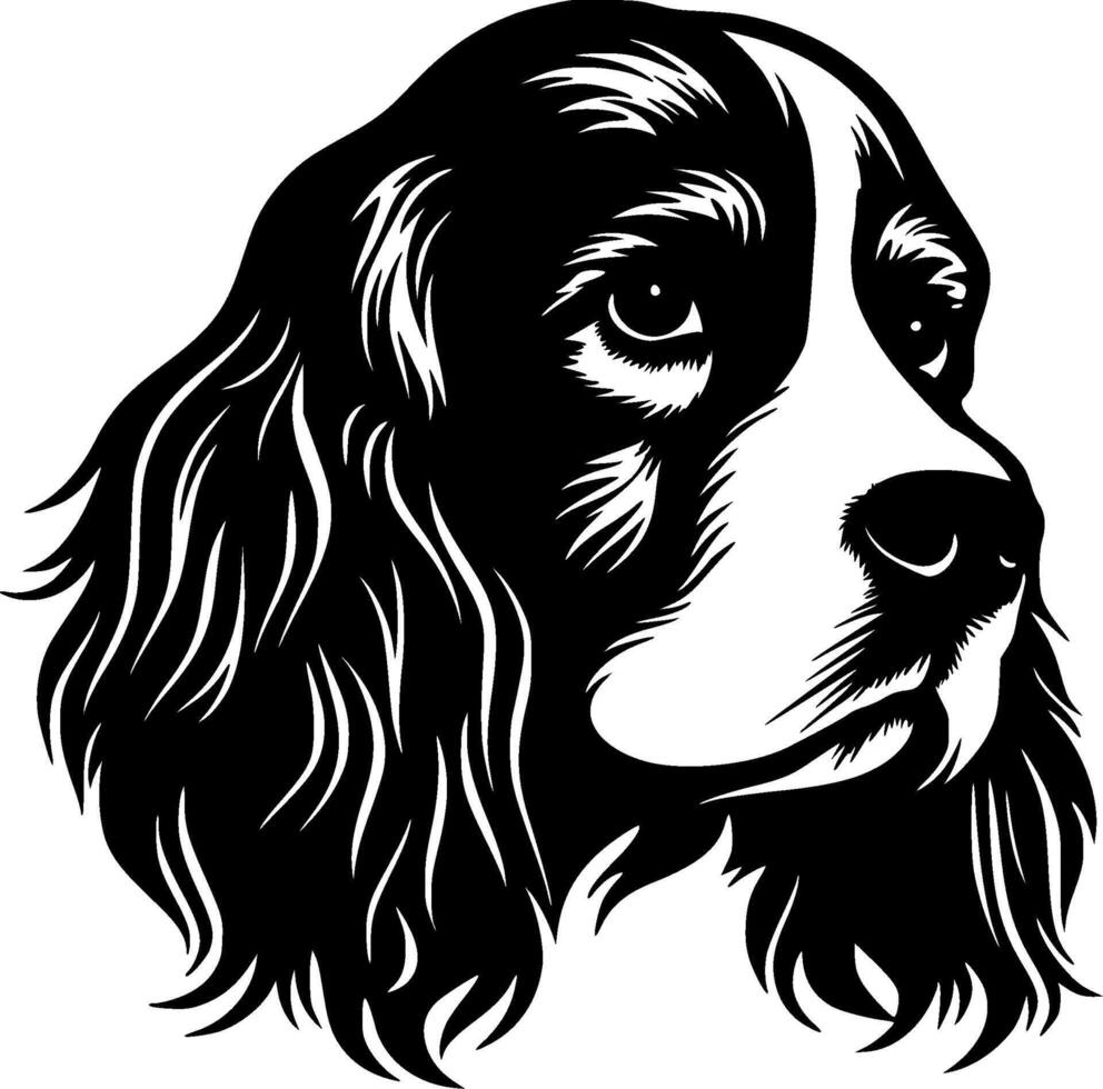 perro - minimalista y plano logo - vector ilustración