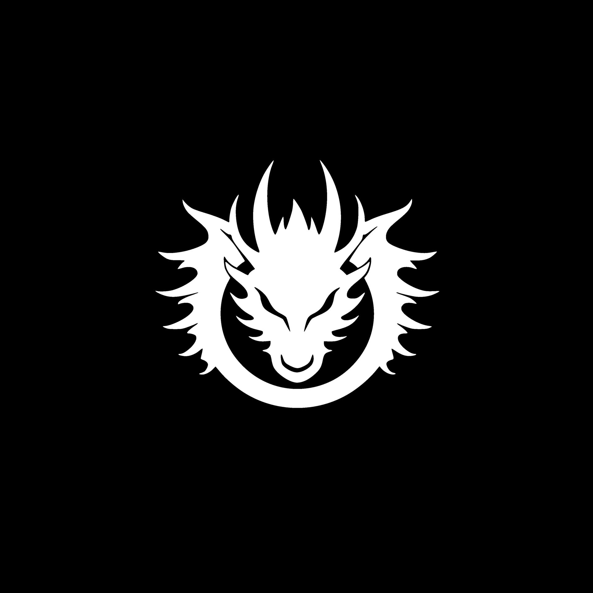 Dragon, Black and White Vector illustration 39602531 Vector Art at Vecteezy