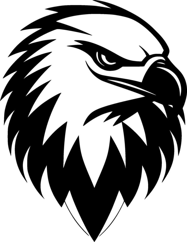 águila - minimalista y plano logo - vector ilustración