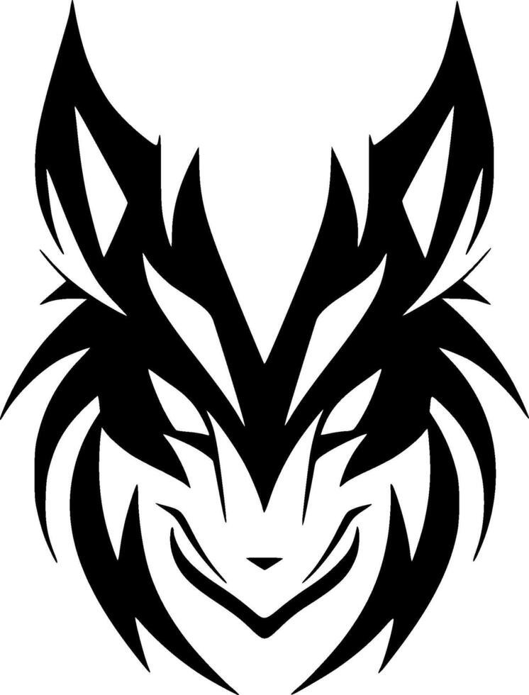 zorro - alto calidad vector logo - vector ilustración ideal para camiseta gráfico