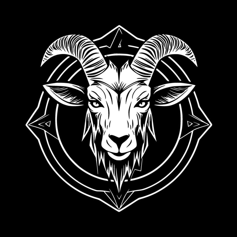 Goat - High Quality Vector Logo - Vector illustration ideal for T-shirt graphic