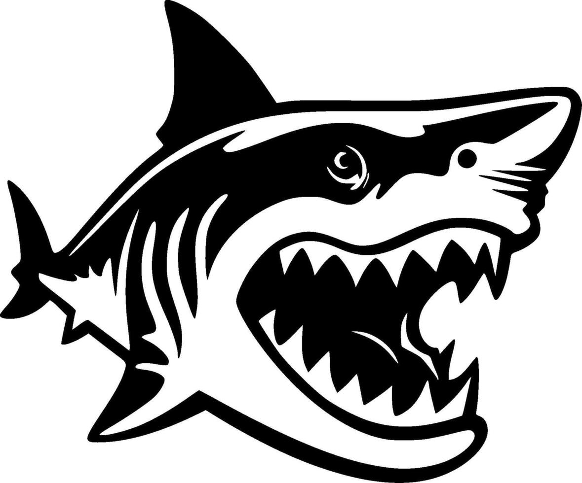 Shark - High Quality Vector Logo - Vector illustration ideal for T-shirt graphic