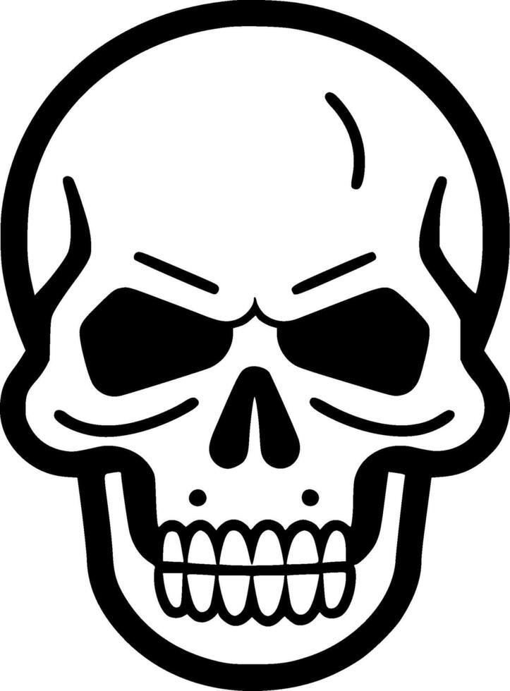 Skull - High Quality Vector Logo - Vector illustration ideal for T-shirt graphic