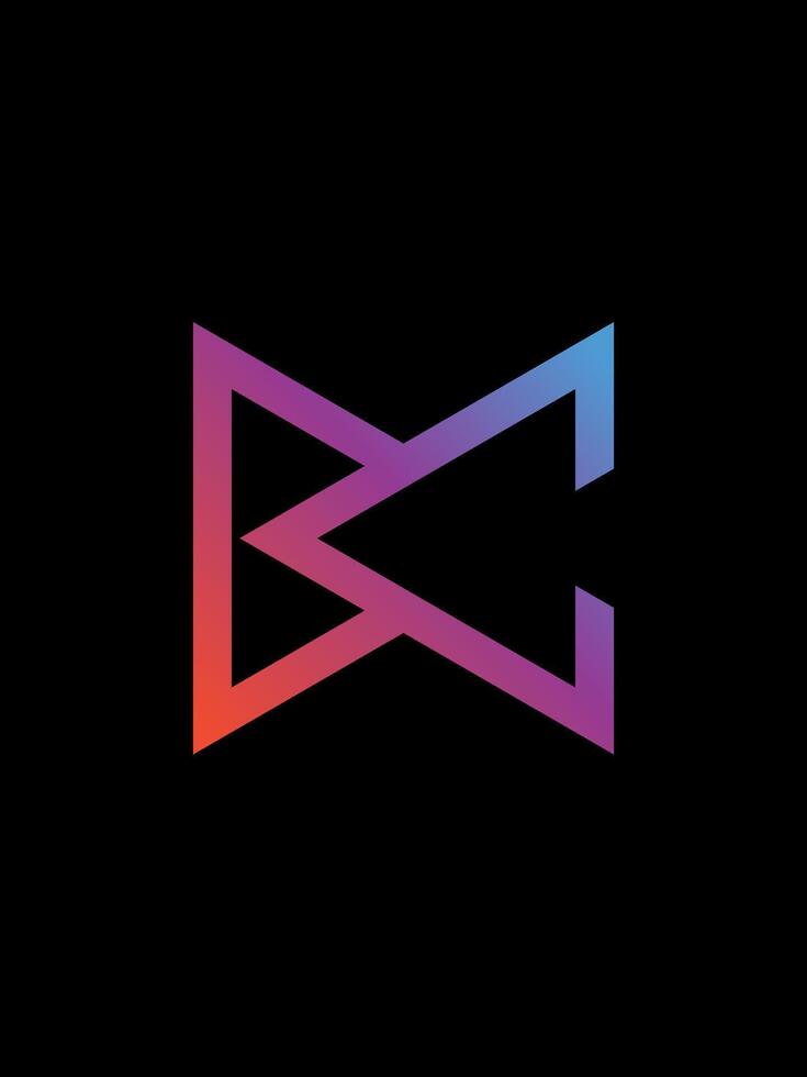 BC monogram logo vector