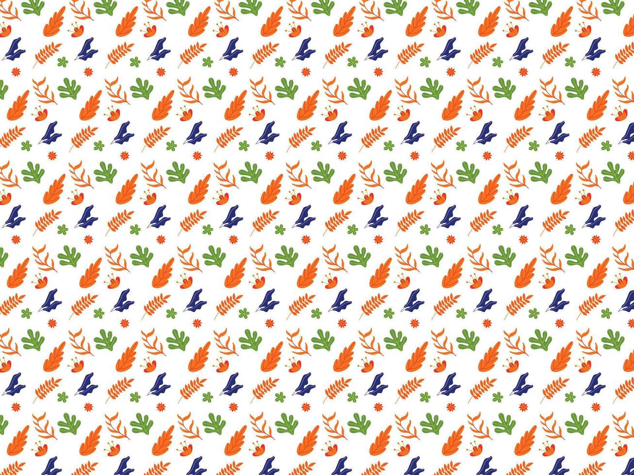 Abstract natural leaf vector background pattern