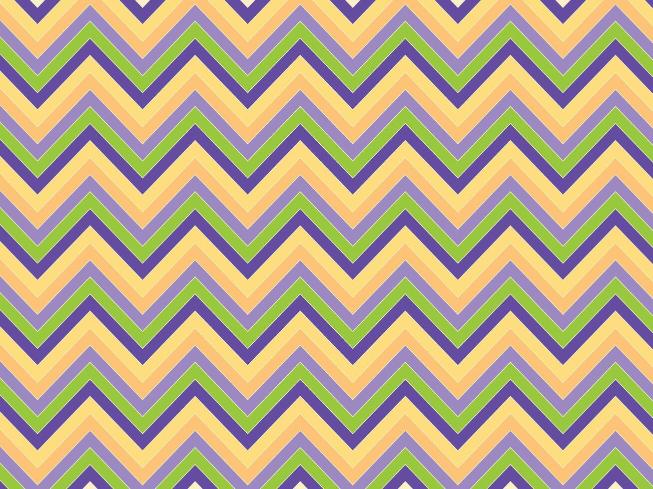 abstract colorful zigzag background classic pattern vector