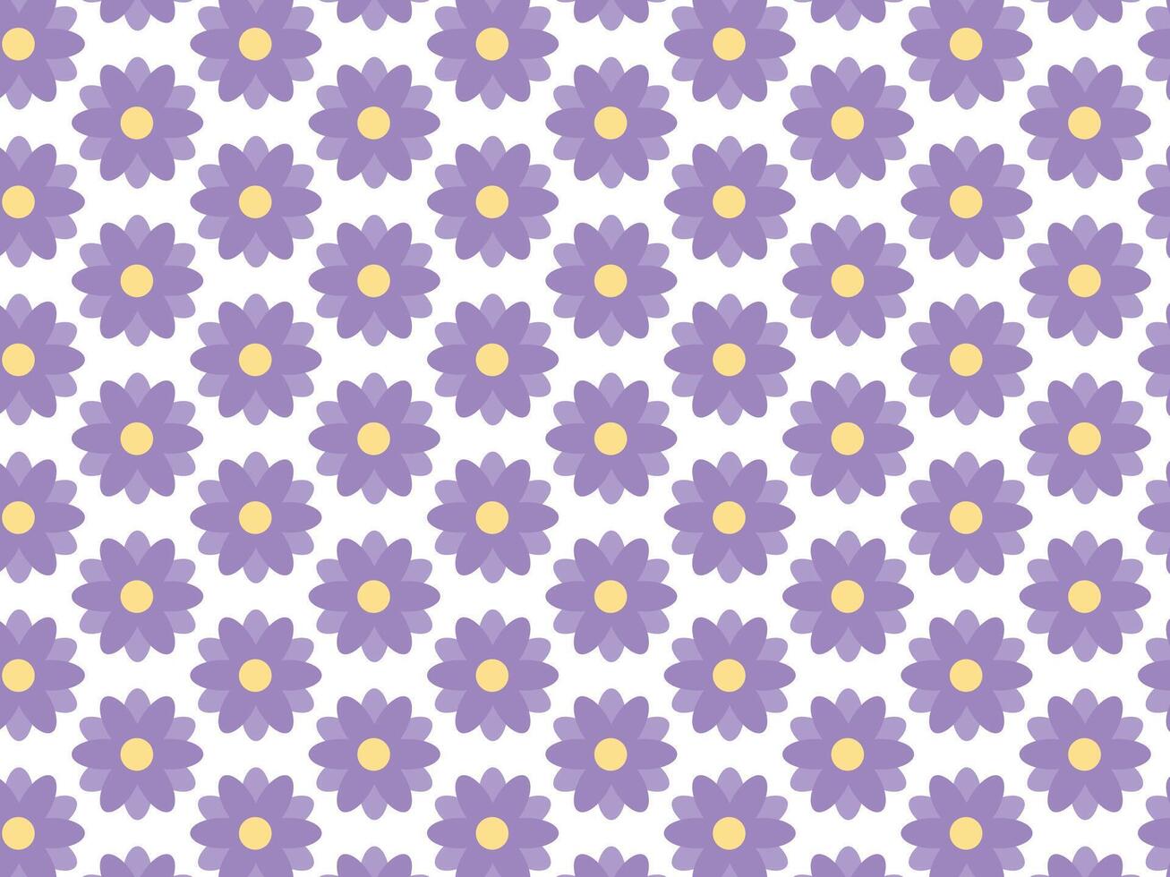 Purple small flower blossom background pattern vector