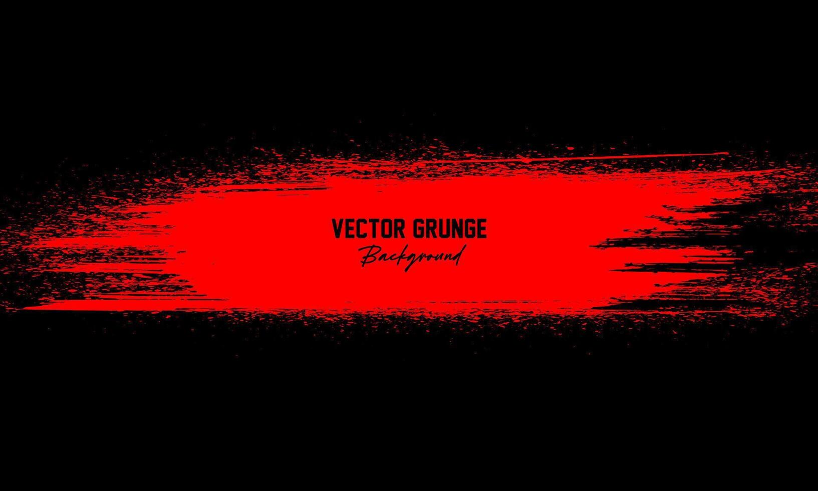 abstract black red grunge background vector