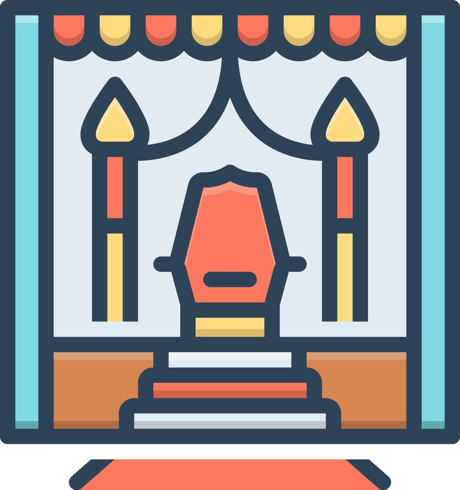 Vector black icon for medieval