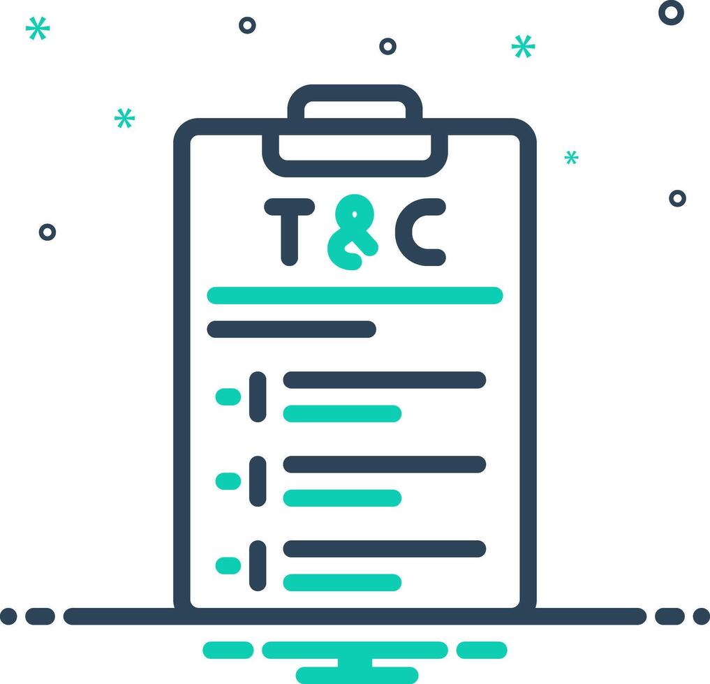 Vector mix icon for conditions