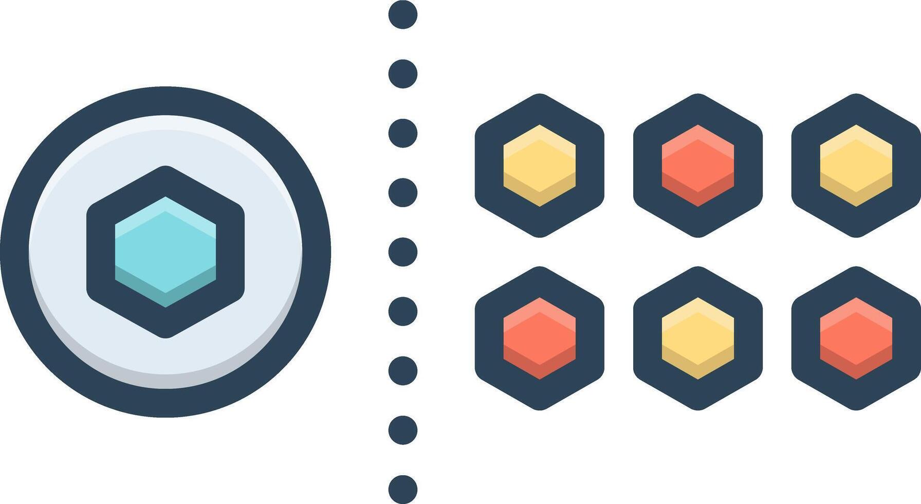 Vector black line icon for excluding