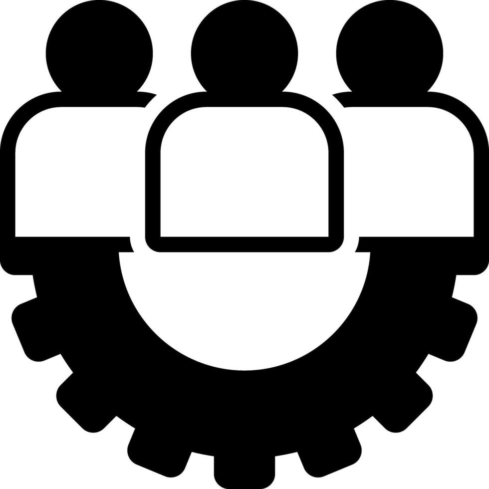 Vector black line icon for base