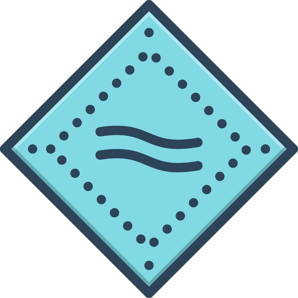Vector black line icon for approximate