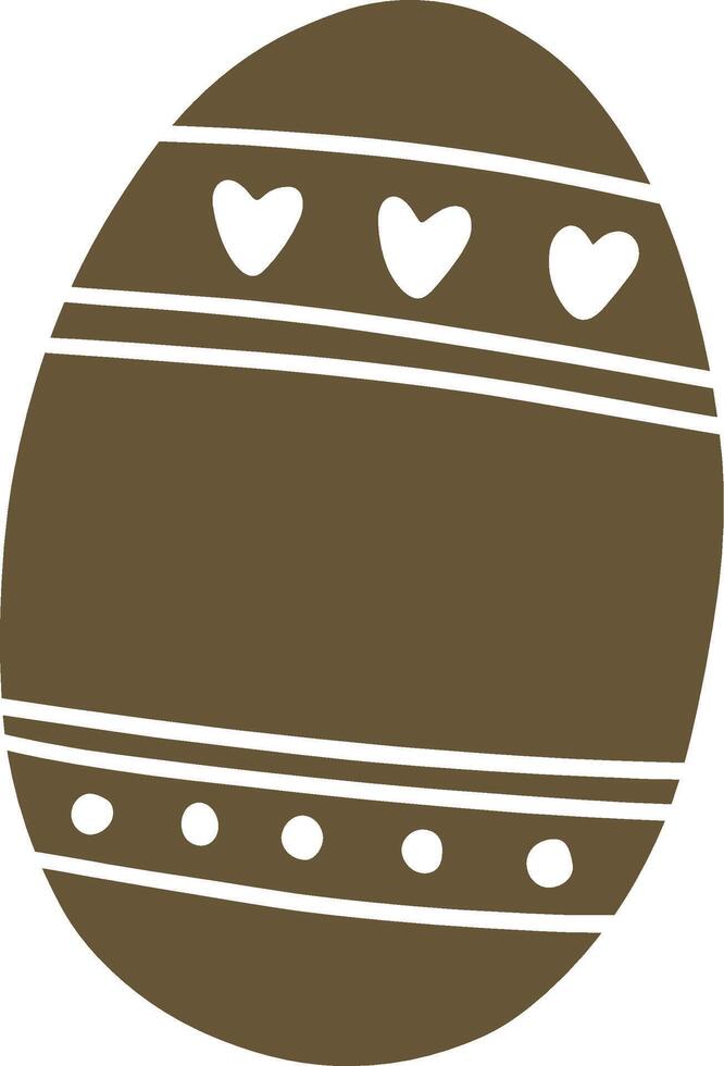 Easter egg for the holiday. vector