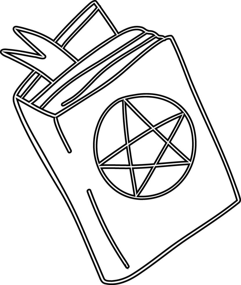 Book magical design. vector