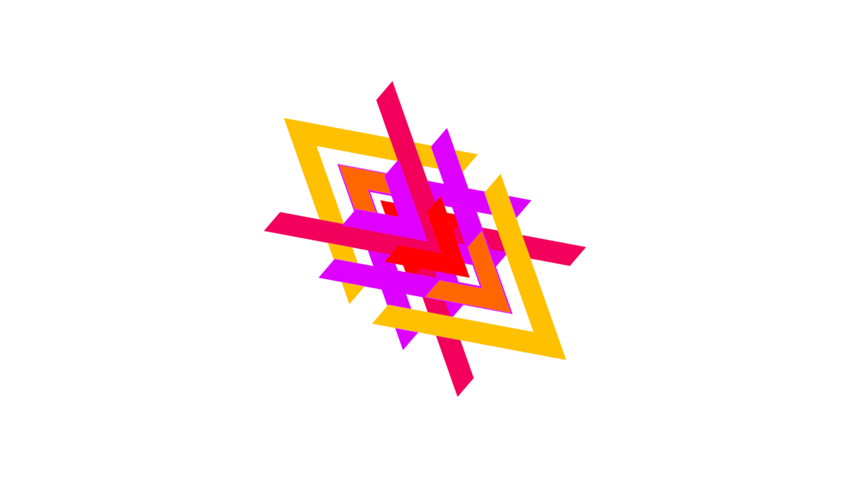 en färgrik abstrakt design med en fyrkant form png