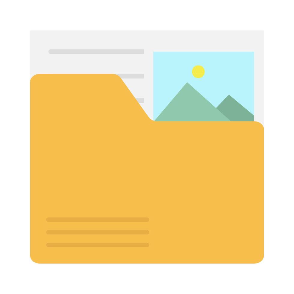 picture in folder illustration vector