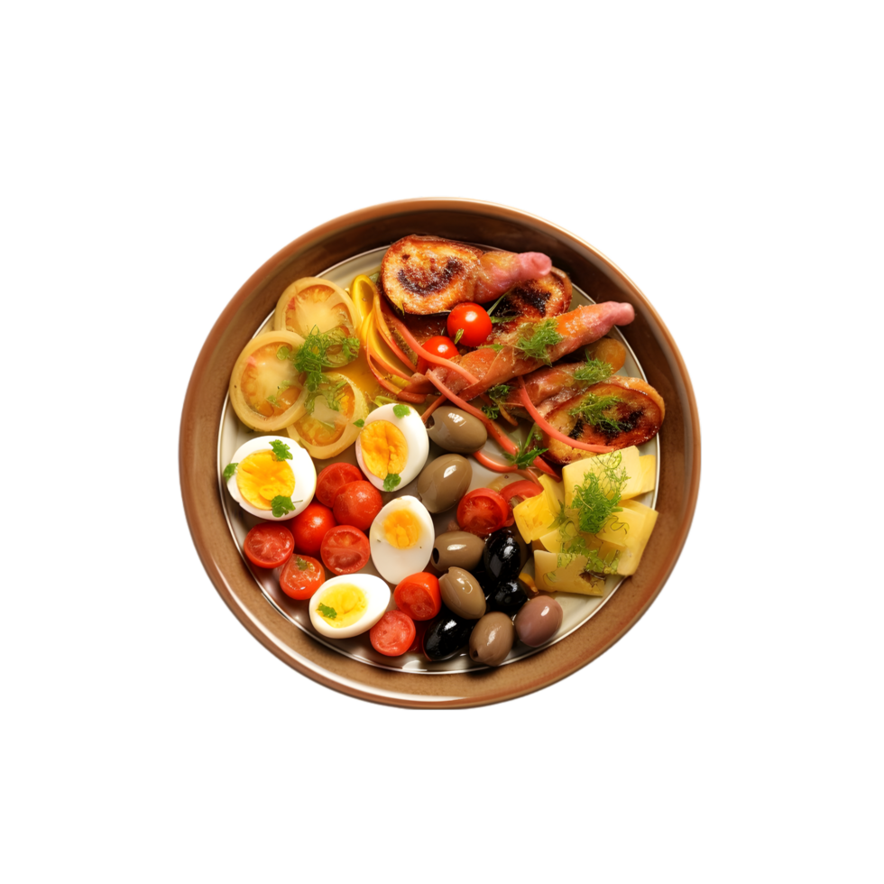 AI generated Choripn food dish on transparent background PNG image